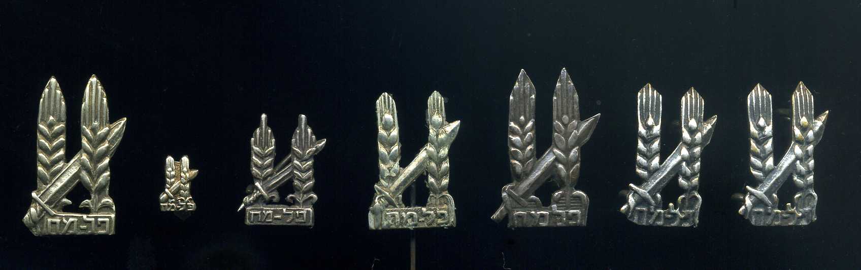 Palmach Badge versions